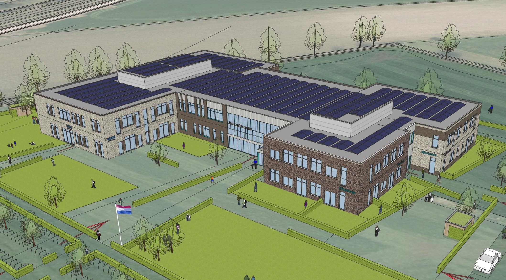 Ontwerp kindcentrum en buitenruimte gereed